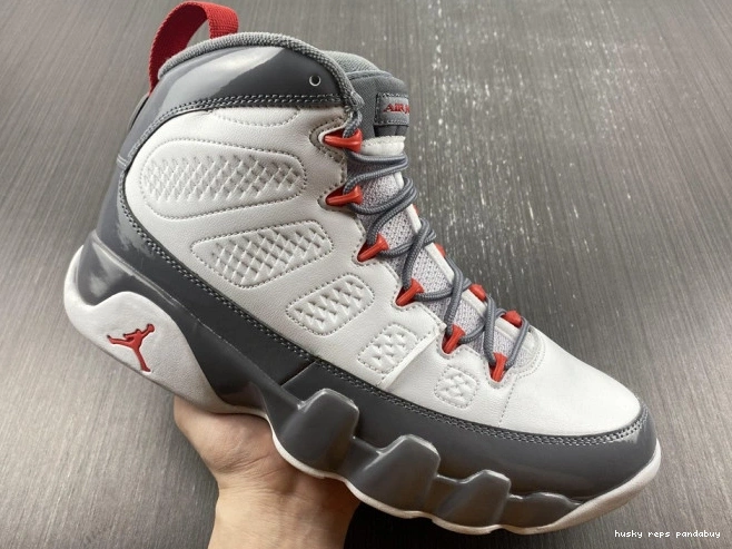 Rep Husky Jordan 9 Air Red CT8019-162 Fire 0626